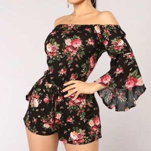 Fashion Nova Floral Romper